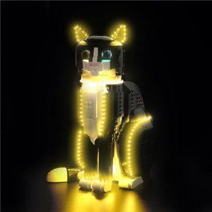 Tuxedo Cat LED Light KIT L-e-g-o Compatible (Lego 21349) *CATModel NOT Included*